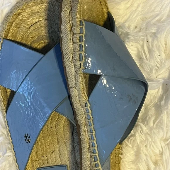 Tory Burch Bima Patent Espadrille Slide sandals - Picture 8 of 11